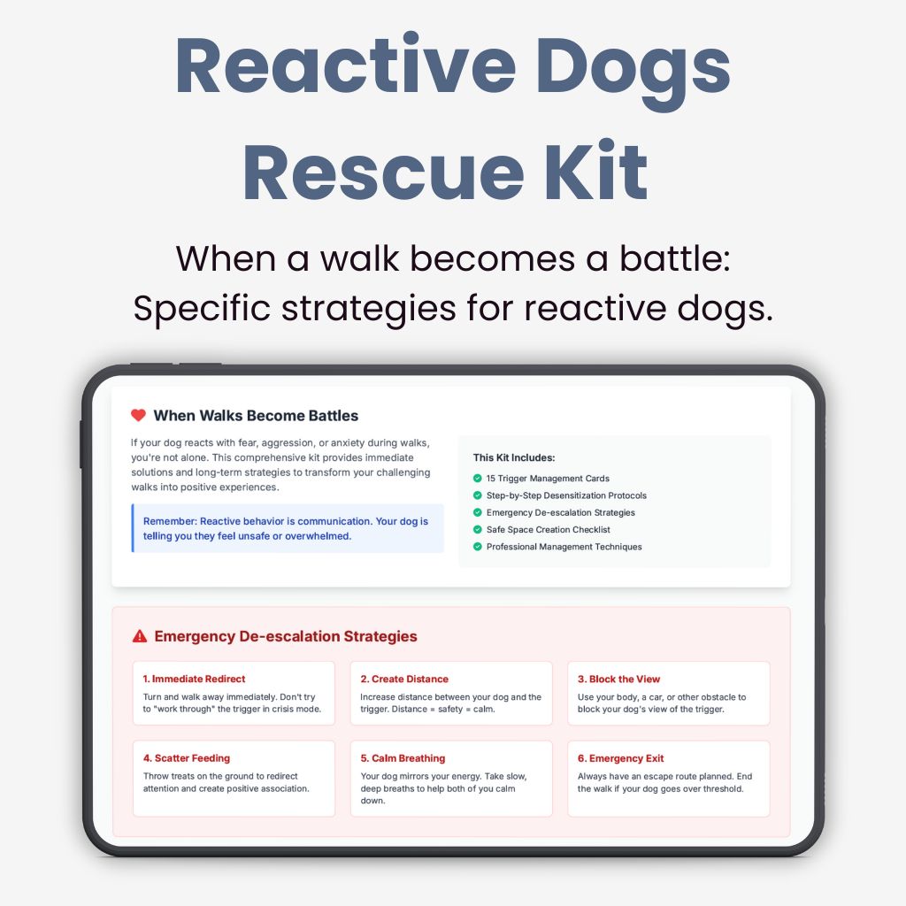 Reactive Dogs Rescue Kit